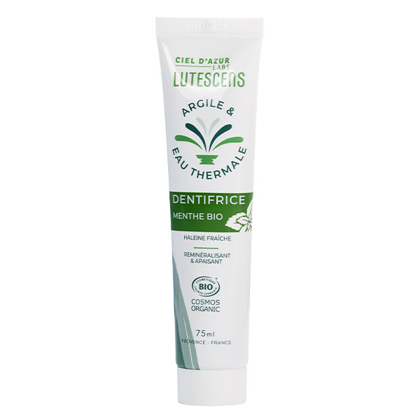 - Dentifrice argile Menthe - Bio - 75ml
