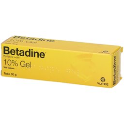 Bétadine - 10% Gel - Voie cutanée - plaies ou brûlures superficielles et peu étendues - Tube 30g