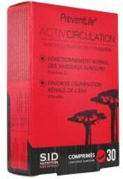 PreventLife ActivCirculation 30 Comprimés - Boîte 30 comprimés