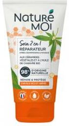 Soin 2 en 1 Réparateur Après-Shampoing et Masque Aux Céramides Végétales et à l'Huile de Chanvre 150 ml - Tube 150 ml