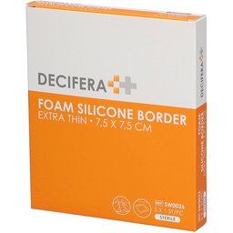Foam Silicone Border Extra Thin 7,5x7,5cm
