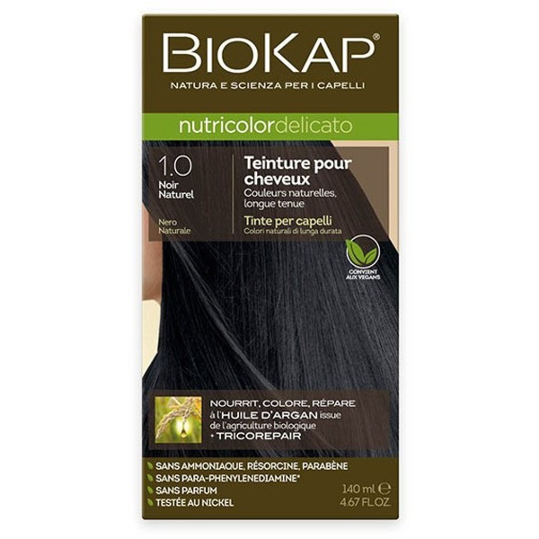Nutricolor Delicato Hair Dye 1.0 Noir Naturel 140ml
