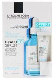 Hyalu B5 Sérum Concentré Anti-Rides à l'Acide Hyaluronique 50 ml + Sérum Yeux 5 ml Offert - Coffret 2 produits dont 1 offert