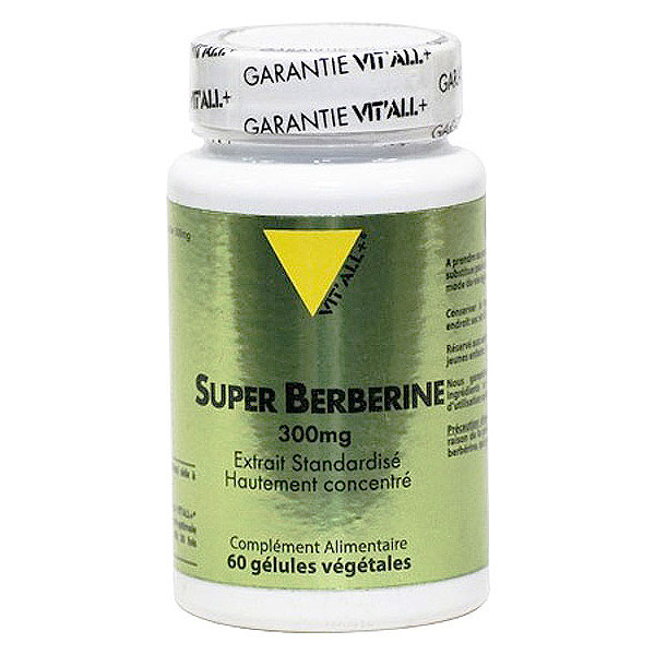 Super Berbérine Extrait Standardisé 300mg - 60 gélules végétales