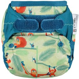 Pop-In Bambou Orangutan Velcro Couche 1ut