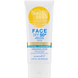 Face Spf50+ Lotion Fragrance Free Tinted 75ml