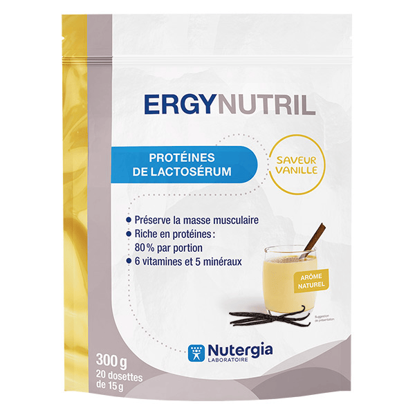 Ergynutril Vanille Protéines de Lactosérum 300g