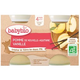 Pomme DE Nouvelle-Aquitaine Vanille dès 4 mois