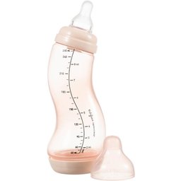 Difrax® Biberon S Natural anti-colique 0+ mois 250 ml Blossom