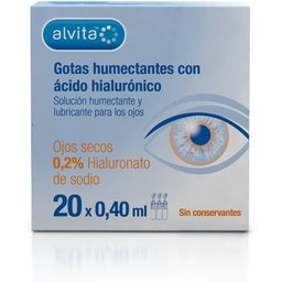 Acide Hyaluronique Gouttes Hydratantes 20x0,4ml
