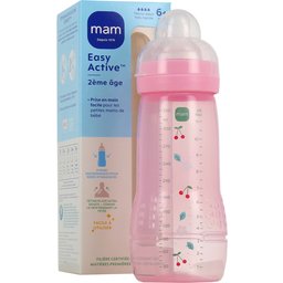 Easy Active Biberon Tétine Débit Très Rapide +6M Berry 330 ml