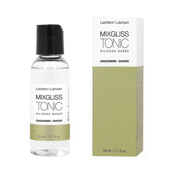 2 en 1 Lubrifiant et Massage Silicone Tonic Gingembre 50ml
