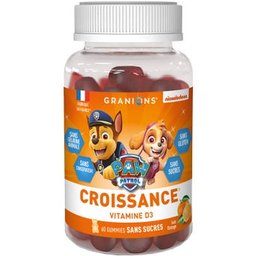 Kid Croissance Pat Patrouille 60 Gummies
