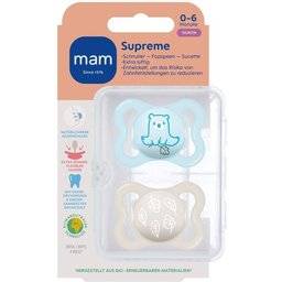 Supreme Tétine Silicone Bleu 0-6 mois