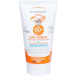 Alphanova® Bébé Lait solaire très haute protection bio Spf50+