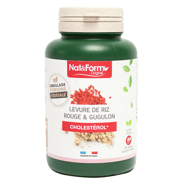 Original Levure de Riz Rouge & Gugulon 200 gélules végétales