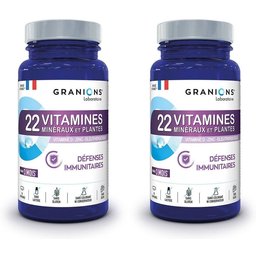Laboratoire des Granions® 22 Vitamines Minéraux et Plantes - Défenses Immunitaires
