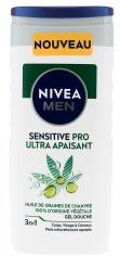 Men Sensitive Pro Ultra Apaisant Gel Douche 3en1 à l'Huile de Graines de Chanvre 250 ml - Flacon 250 ml