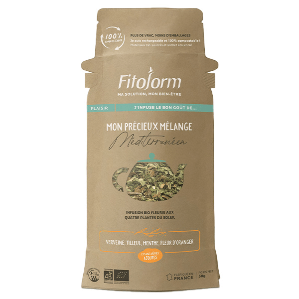 Infusion Vrac Mélange Méditerranéen Pochette 50g