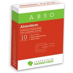Absoderm Pansements Adhésifs 8x10cm 10uts
