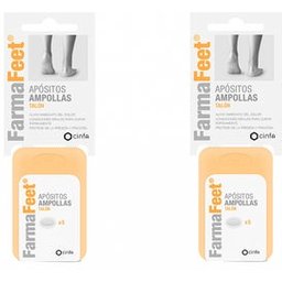 Farmafeet Ampoules pour talon Aposito Aposito Adhesive Double Pack