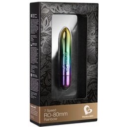 7 Speed Vibrating Bullet Ro-80mm Rainbow 1pc