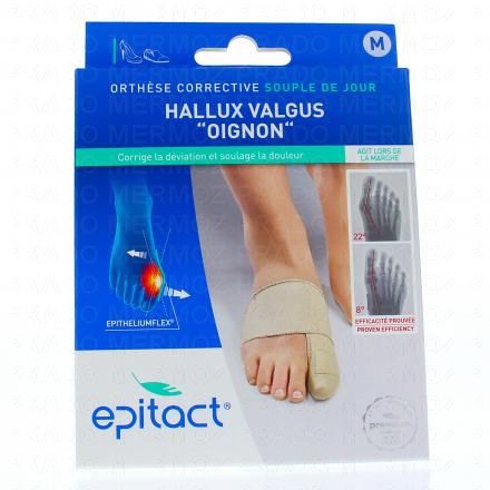 Orthèse corrective de l'hallux valgus oignon taille m (21.5 à 23 cm)