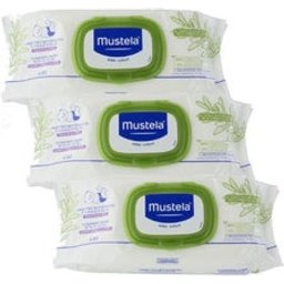 Lingettes Nettoyantes À l'Huile d'Olive 3x50 Unités