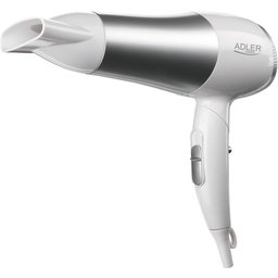 Ad2225 Sèche-Cheveux Pliant Compact 2200W Blanc Gris 1ut