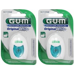 Gum® Original white fil dentaire ciré fluoré