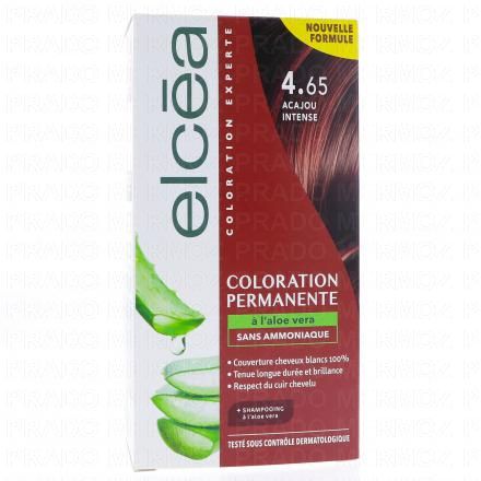 Coloration permanente à l'aloé vera Acajou intense 4.65