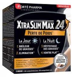 Forté Pharma Xtraslim Max 24 - 60 Comprimés - Boîte 60 comprimés