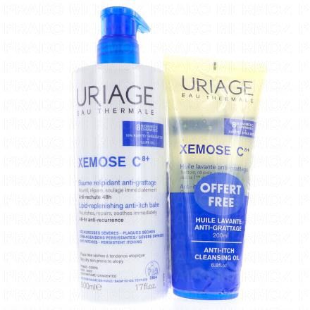 Xemose C Baume relipidant Anti-Grattage 500 ml + Huile lavante apaisante 200ml