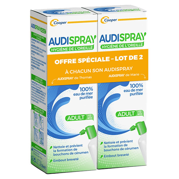 Adult Hygiène Régulière de l'Oreille Lot de 2 x 50ml