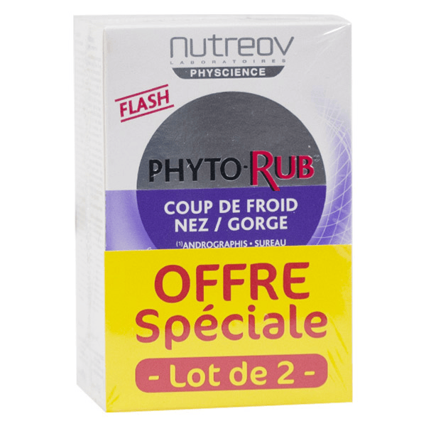 Physcience Phyto-Rub Coup de Froid Lot de 2 x 10 comprimés