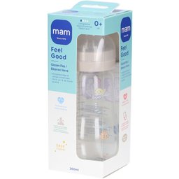 Feel Good Biberon en verre mat unisexe 2 mois+