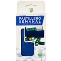 Pastillero Semanal 3 Tomas Extraible y Regulable 1ud