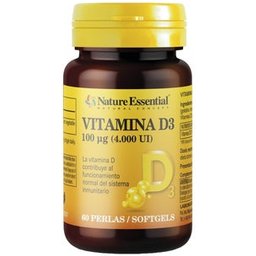 Vitamina D3 100 mcg 4000Ui 60 perlas