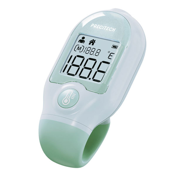 Horizane Santé Précitech - Mini Thermomètre sans contact - Couleur vert