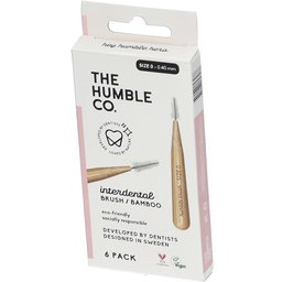 Humble Interdental Brush® Brossette interdentaire en bambou Taille 0 - 0,4 mm
