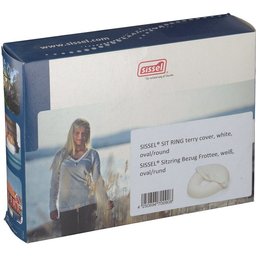 Sissel® SIT Ring Bouée confort ovale + taie blanche
