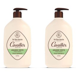 Gel Bain Douche Amande Verte x2