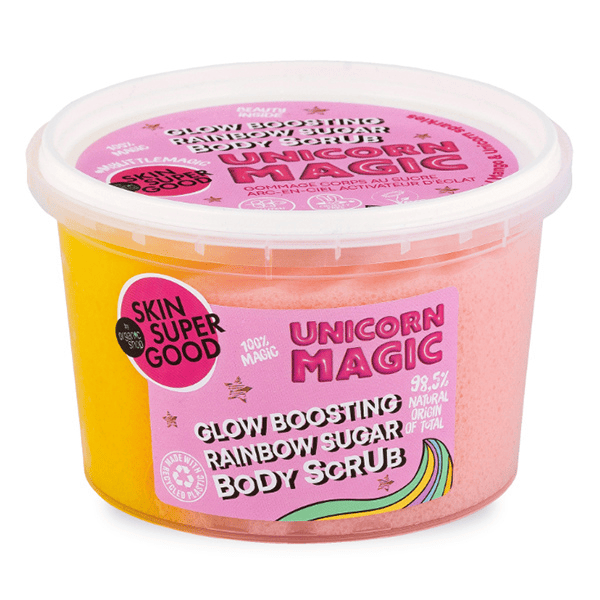 Gommage corps arc-en-ciel au sucre Unicorn Magic
