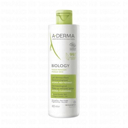 A DERMA Biology - Lait démaquillant 400ml