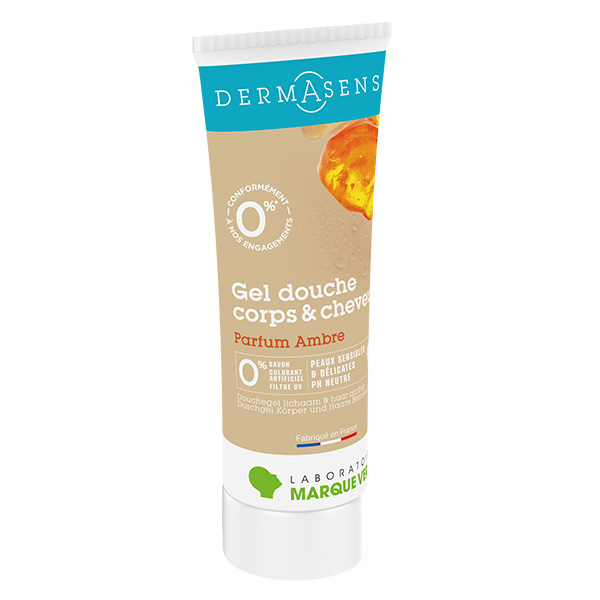 Gel Douche Surgras Corps et Cheveux Ambre 200ml