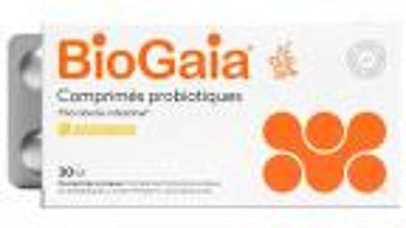 Probiotique Microbiote Intestinal Arôme Citron 30 Comprimés à Croquer - Boîte 30 comprimés