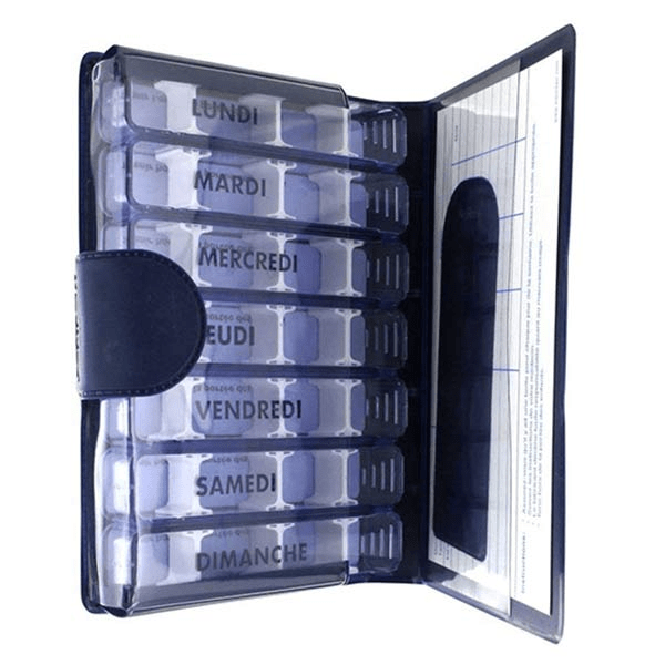 Pilulier Medidose Semanier Bleu