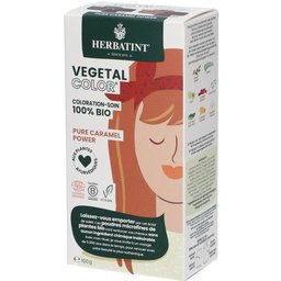 Herbatint Vegetal Color – Soin Colorant Végane 100 % Bio – aux Plantes Ayurvédiques – Pure Caramel Power