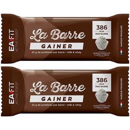 Ea-Fit La Barre Gainer Chocolat et Crème vanille