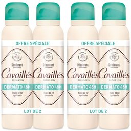 Rogé Cavaillès Anti-transpirant Homme contrôle 48h Spray Lot de 2